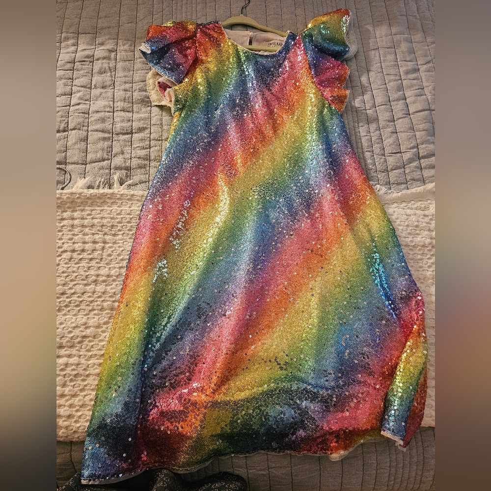 Girl's size 12 sparkle sequin dress